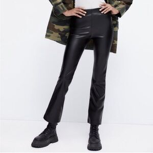 Zara Faux Leather Leggings